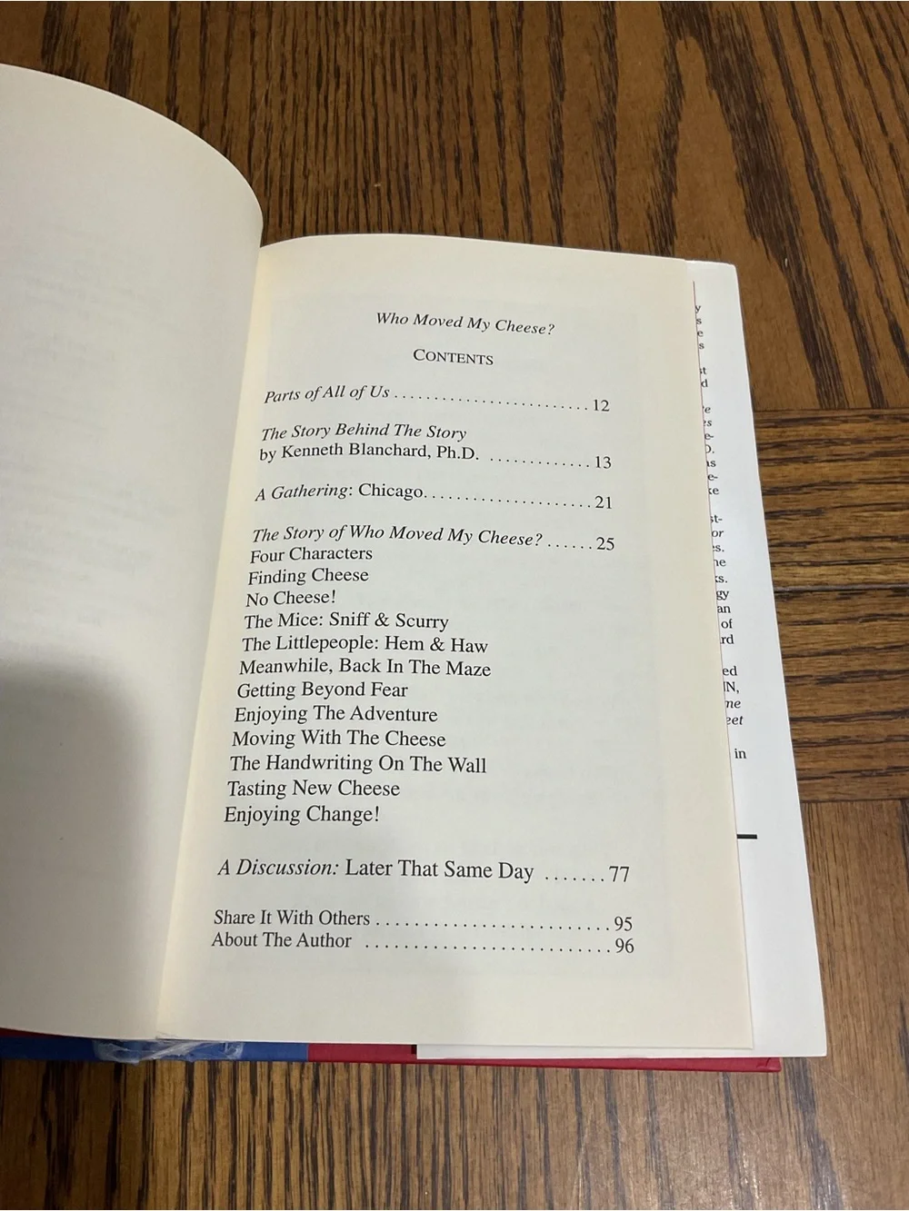 Who Moved My Cheese? by Spencer Johnson - how to deal with change in life